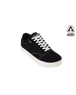 Aerostreet Massive Basic 2.0 Sneakers Unisex Hitam/Natural Sepatu Pria Wanita Casual Sporty Ringan Empuk