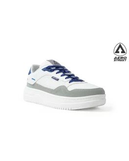 Aerostreet 37-44 Maximo Putih Abu Muda Biru Tua – Sepatu Sneakers Casual