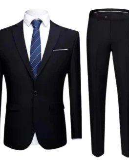 Winstyle – Setelan Jas Formal Hitam Pria