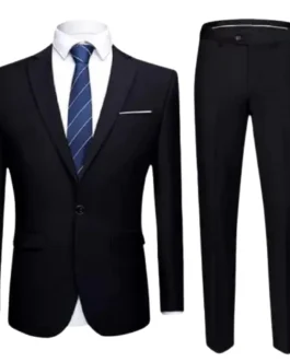 Winstyle – Setelan Jas Formal Hitam Pria