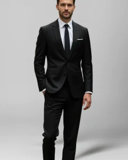 Winstyle - Setelan Jas Formal Hitam Pria