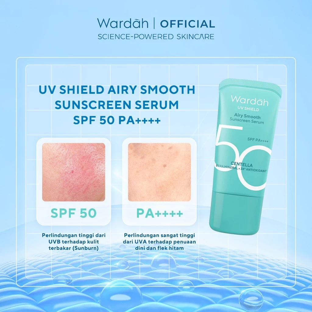 Wardah Sunscreen UV Shield Airy Smooth Serum SPF 50 PA++++ - Gambar 5