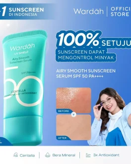 Wardah Sunscreen UV Shield Airy Smooth Serum SPF 50 PA++++