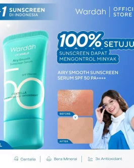 Wardah Sunscreen UV Shield Airy Smooth Serum SPF 50 PA++++